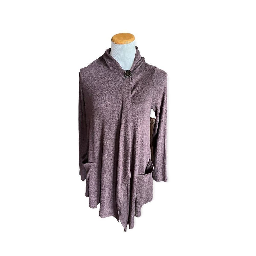 Womens Nordstrom Rack Bobeau Button Poncho Style Sweater - Sz S